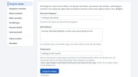 Kategorie anlegen: Aus dem Namen „Frühling an der Müritz“ schlägt das Script den Ordner fruehling-an-der-mueritz vor