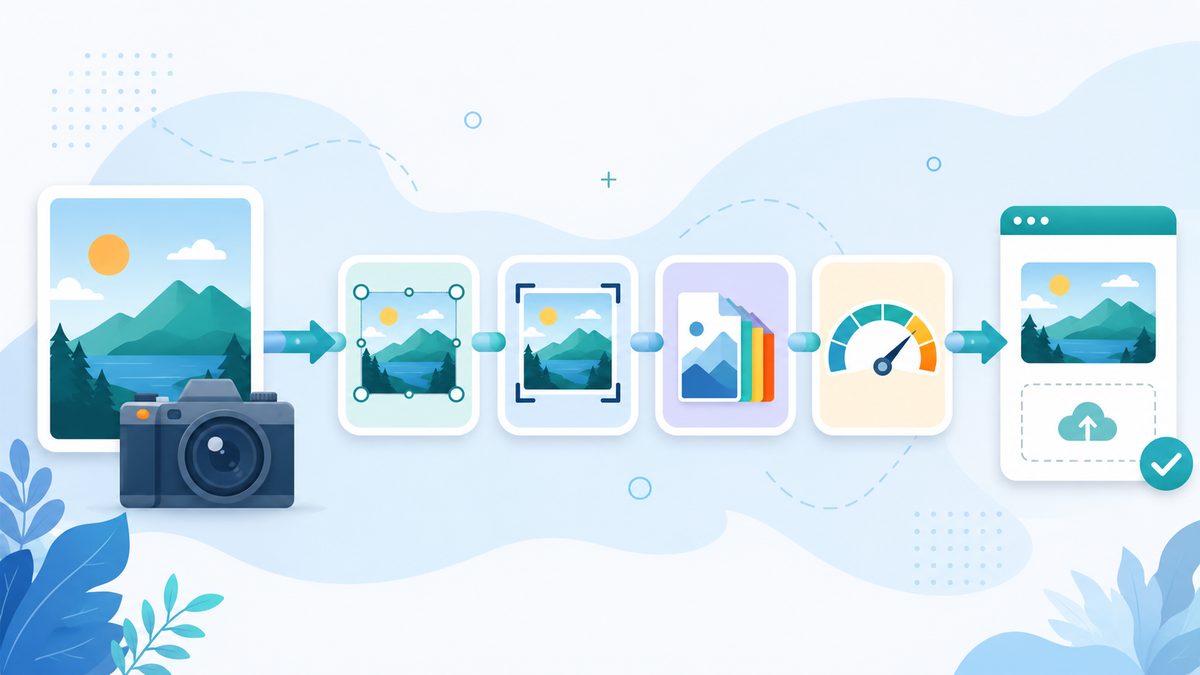 Workflow zum Fotos fÃ¼rs Internet vorbereiten: verkleinern, zuschneiden, Format wÃ¤hlen und komprimieren