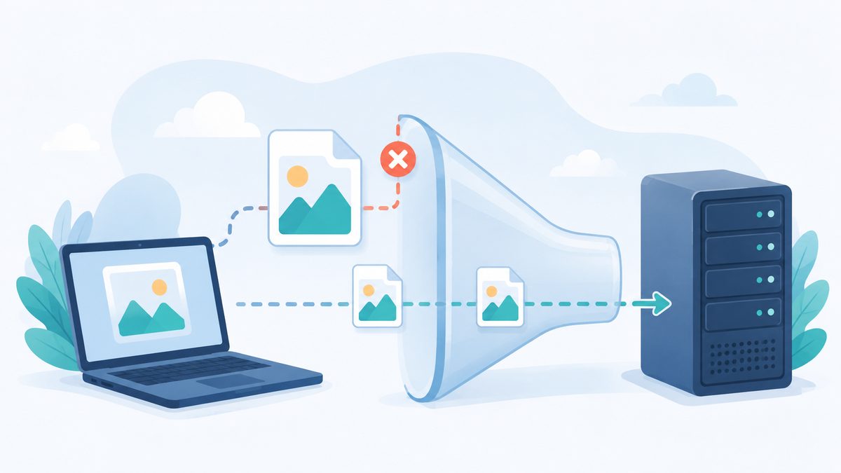 Schema zu upload_max_filesize: zu groÃŸe Bilddatei wird an der GrÃ¶ÃŸengrenze beim Upload abgewiesen