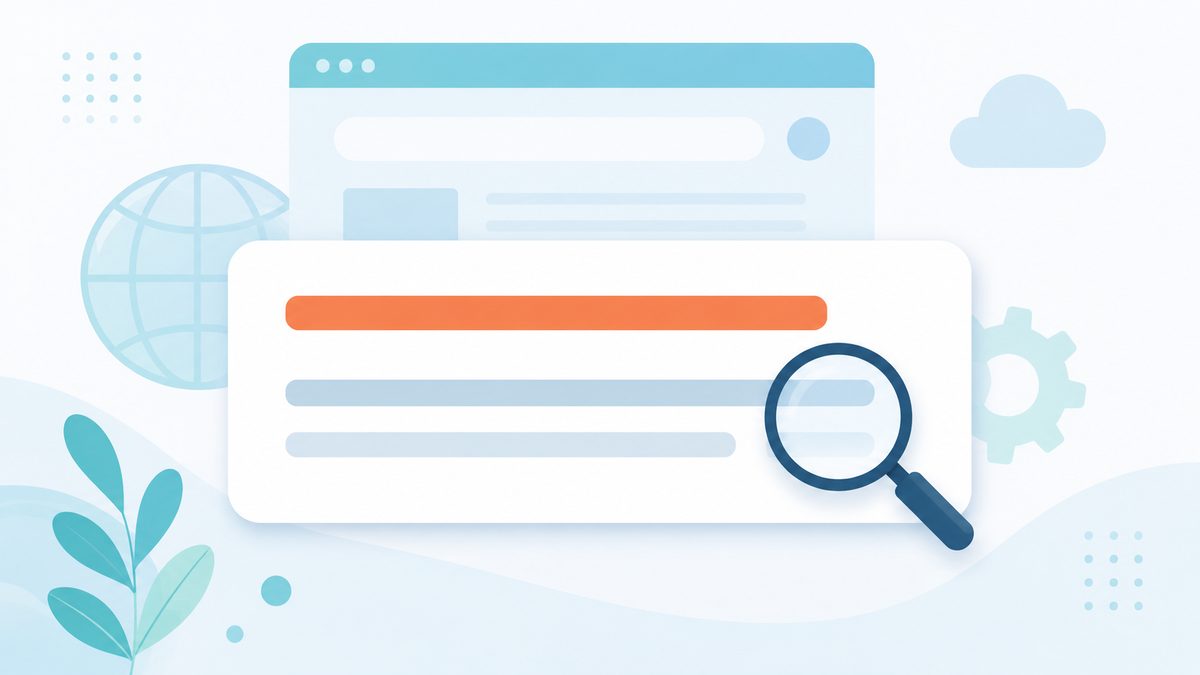 Schema eines Google-Snippets zeigt, was die Meta Description ist und wo sie unter dem Titel erscheint