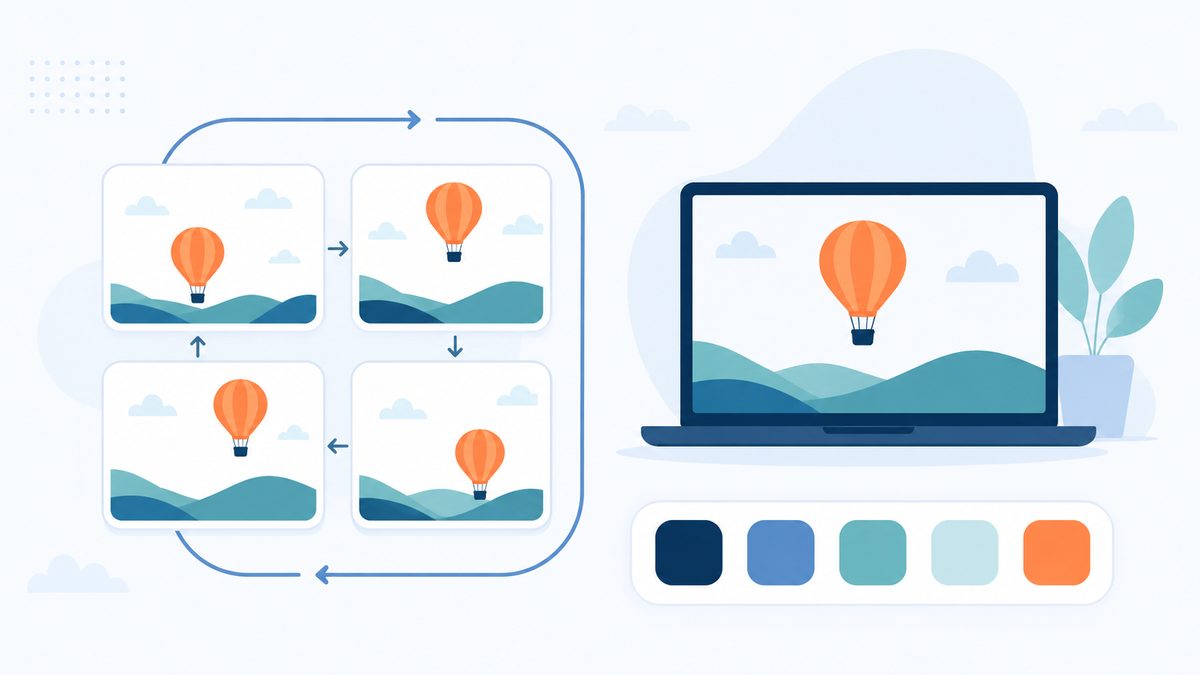 Was ist ein GIF Bild: Animationsframes in Endlosschleife und begrenzte Farbpalette mit wenigen Farbfeldern